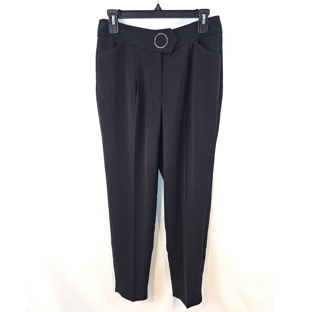 Express Size 6 Ankle High Rise Black Dress Pants